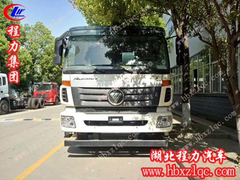 程力福田混凝土攪拌運輸車(chē)外觀(guān)正面圖-那個(gè)品牌好